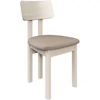 Mirjan 24 Sedia Divo II, sedia da sala da pranzo in legno di faggio, 47x48x85 cm (colore del legno: Cashmere, colore del tessuto: Paros 02)