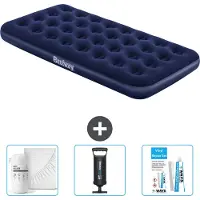 Bestway Materasso gonfiabile - 1 persona - 99 x 188 x 22 cm - Blu - Accessori inclusi