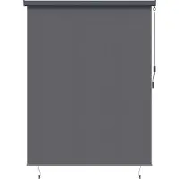Syfax Tenda a rullo Antracite 200 x 250 cm Tessuto e Alluminio