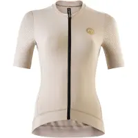Nalini Singh Women's Pure Gold Jersey Maglietta da ciclismo Donna (L, beige)