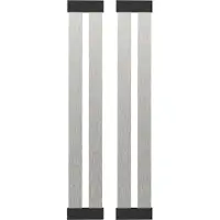 Vogt 2 ripiani di sgocciolamento, ciascuno 8x48 cm, ripiano per lavello in alluminio-silicone, tappetino di sgocciolamento