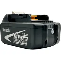 Akubee Batteria da 18 V, 3,0 Ah compatibile con Makita LXT 18 V