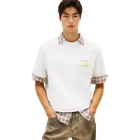 Tommy Hilfiger 90s Bubble Flag Ecru Taglia: XL | T-shirt stampate Outlet | Uomo | Marrone