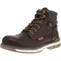 Dockers by Gerli Boots stringati castano / marrone scuro / rosso