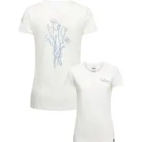 La Sportiva Women's Climb Flower T-Shirt T-shirt Donna (XS, bianco)