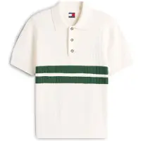 Tommy Hilfiger Tjm Regular Ss Knitted Sweater Ancient White Taglia: M | Maglioni a maglia Outlet | Uomo | Bianco
