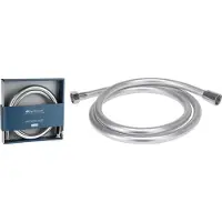 Bathroom Solutions Tubo doccia in acciaio inox, 150 cm, filettatura 1/2