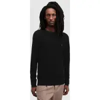 AllSaints Ivar Merino Crew Black Taglia: S | Maglioni a maglia Outlet | Uomo | Nero