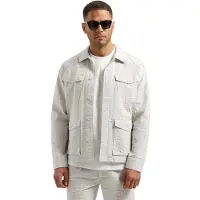 Dstrezzed Ds-alcie Safari Jacket Silver Birch Taglia: S | Giacche leggere Outlet | Uomo | Grigio