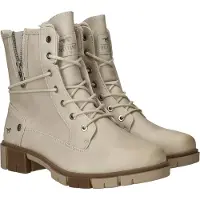 Mustang Stivaletto stringato crema