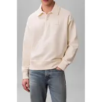 Calvin Klein Ls Heavy Weight Terry Sweatshirt Antique White Taglia: L | Maglioni a maglia Outlet | Uomo | Bianco