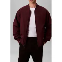 Calvin Klein Ls Sportswear Tech Fabric Bomber Jacket Winetasting Taglia: L | Bomber Outlet | Uomo | Rosso