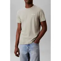 Calvin Klein Ss Micro Logo Crewneck Shadow Taglia: M | Magliette basic Outlet | Uomo