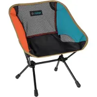 Helinox - Sedia pieghevole leggera - Chair One Mini Heritage Multi Block in Poliestere Riciclato - Blu
