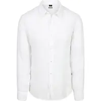 BOSS per uomo. 50567579 Camicia Relegant taglia 6 bianca (XXL), Bianco, Casual, Lino, Classico, Manica lunga