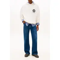 Tommy Hilfiger 90s Dollar Graphic Hoodie Ancient White Taglia: S | Felpe con cappuccio Outlet | Uomo | Bianco