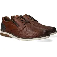 Rieker Slipper 'Sneaker aus Clarino-Leder' marrone