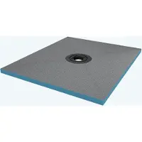 Doporro Piatto Doccia Pronto da Piastrellare in Estruso Rigida Polistirene Tagliabile per Bagno Dimensione 100x120x4 cm