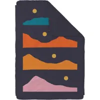Voited - Coperte da campeggio 4 in 1 - Ripstop Blanket Trailtrekker in Pelle - Blu navy