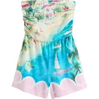 Next Tuta jumpsuit sabbia / azzurro / verde / rosa