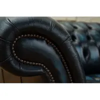 AEA Ledersofa Sofa Couch Polster Garnitur 3 Sitzer Leder Sofas Couchen Chesterfield