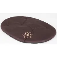 Stanislaw Jurga Cuscino per cani Cesto per cani Cuscino per cani Cuccia per cani Cuscino per cani grandi R2 - 50 x 38 cm Marrone scuro