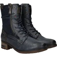Mustang Stivaletto stringato blu notte