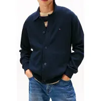 Tommy Hilfiger Textured Polo Cardigan Desert Sky Taglia: L | Cardigan Outlet | Uomo