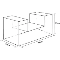 Softee Figura Imbottita Seat Straight 30x60x30cm