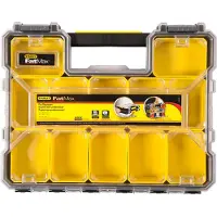 Stanley 1-97-519 scatola per minuteria/attrezzi Nero, trasparente, giallo