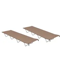 Syfax Lettini Campeggio 2pz 180x60x19cm Tessuto Oxford Acciaio Talpa