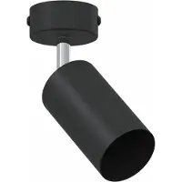 Syfax Faretto da soffitto con i riflettori Nero 6 x 6 x 16 cm Metallo