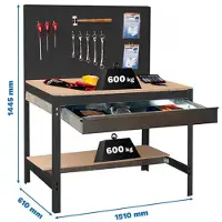 Simonwork (bancos De Trabajo) Banco Da Lavoro Bt2 Box 1445x1510x610 Mm