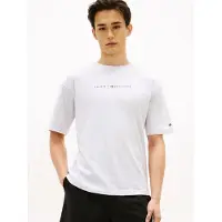 Tommy Hilfiger Ss Logo Tee Ice Grey Heather Taglia: S | Magliette basic Outlet | Uomo | Grigio