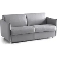 Dmora Gravere - Divano Letto 3 Posti, 200x95 cm Grigio, Sfoderabile Italy