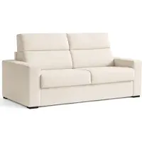 Dmora Ecate - Divano Letto 2 Posti, 200x95 cm Beige, Sfoderabile Italy