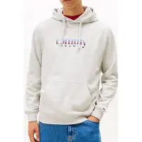 Tommy Hilfiger Regular Entry Dna Pullover Hoodie Ice Grey Heather Taglia: S | Felpe con cappuccio Outlet | Uomo | Grigio