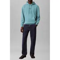 Calvin Klein Ls Eu 350terry Micro Hoodie Tequila Blue Taglia: XL | Felpe con cappuccio Outlet | Uomo | Blu