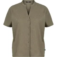 Stoic Women's Hemp54 BjurholmSt. S/S Blouse Camicetta Donna (S, grigio)
