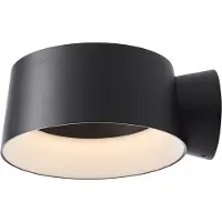 Loom Design Applique a LED Cookie nero alluminio Ø 15 cm