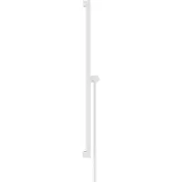 Hansgrohe Unica barre de douche E PURO, 90 cm avec support de pommeau de douche Easy Slide et flexible de douche, 24403700, 24403700