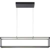 Paul Neuhaus Lampada a sospensione a LED - nero - ferro - plastica - 4 luci - 105 x 120 cm - dimmerabile