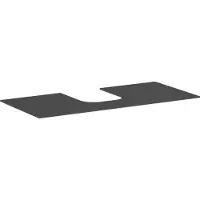 Hansgrohe Xevolos E Console, 1 découpe au centre, 1180x550mm, 54210760, 54210760