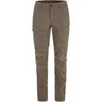 Fjällräven Women's Abisko Hybrid Trail Trousers Zip-Off Pantaloni da trekking Donna (40, brown)