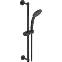 Ideal standard Combinazione doccia Idealrain a filo pavimento BD142XG Nero
