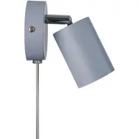 Nordlux Faretto da parete Explore con cavo e spina, GU10, blu