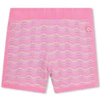 Billieblush per ragazza. U21895 Pantaloncini di pizzo rosa (3Y= 94cm), Casual, Cotone, moda per bambini