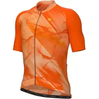 ALÉ Pragma Crash S/S Jersey Maglietta da ciclismo Uomo (M, arancione)