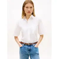 Tommy Hilfiger Essential Poplin Ss Shirts Optic White Taglia: XL | Magliette intime Outlet | Donna | Bianco