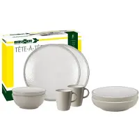 Brunner Set Tête-À-Tête Set stoviglie (One Size, grigio)